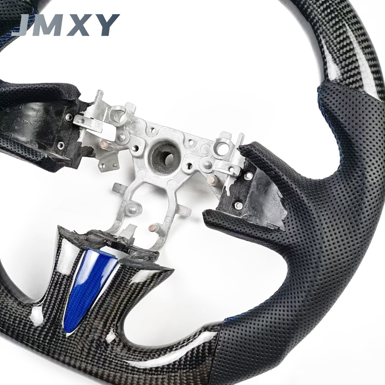 Hot Selling Custom High Quality Gloss Black Carbon Fiber D-Shape Steering Wheel for Infiniti Q50 Q60 QX50