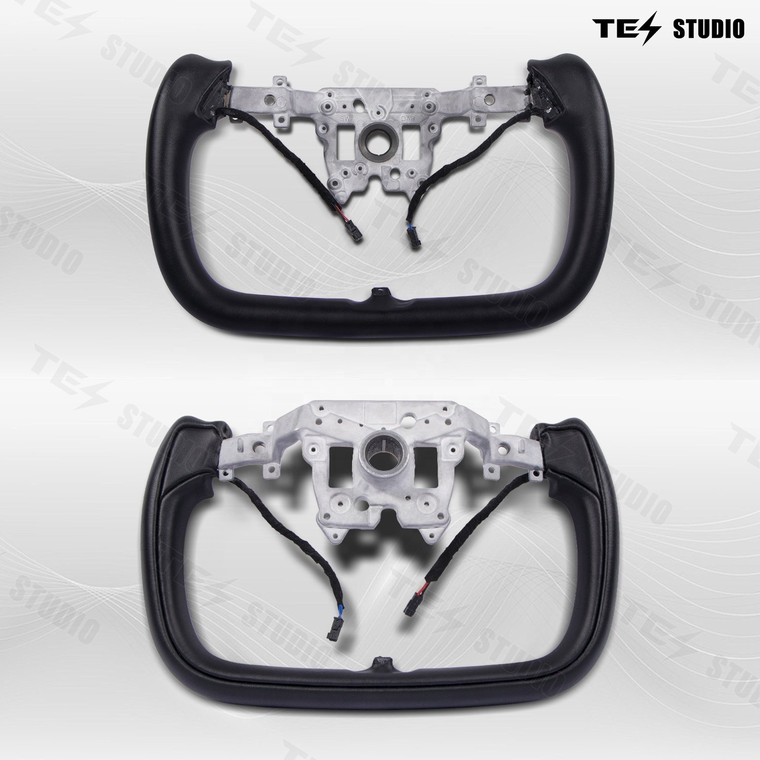 For tesla model 3 Highland yoke carbon fiber steering wheel 2017-2014 Customized Color Logo steering wheel conversion