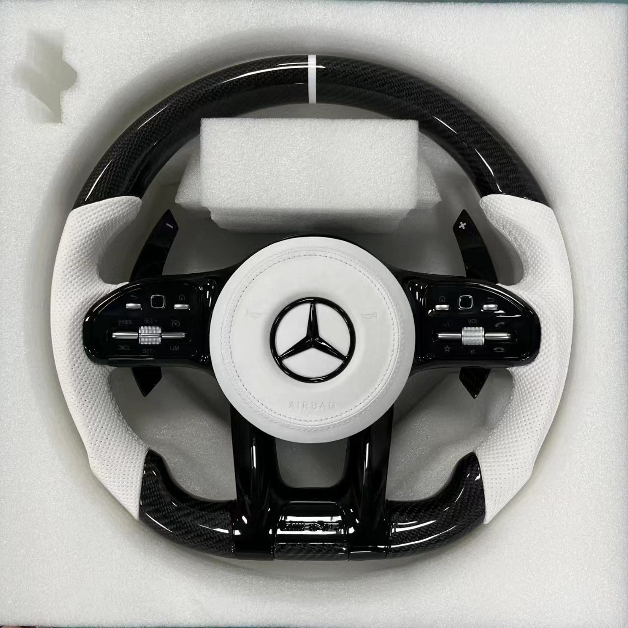W222 Carbon Fiber Steering Wheel for Mercedes Benz