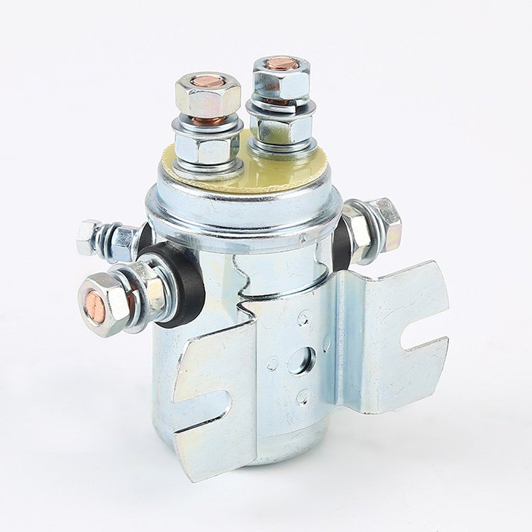 12V 24V 36V 48V 200A Electrical Winch Relay 6 Terminal Winch Motor Positive and Negative Golf Cart Relay Solenoid