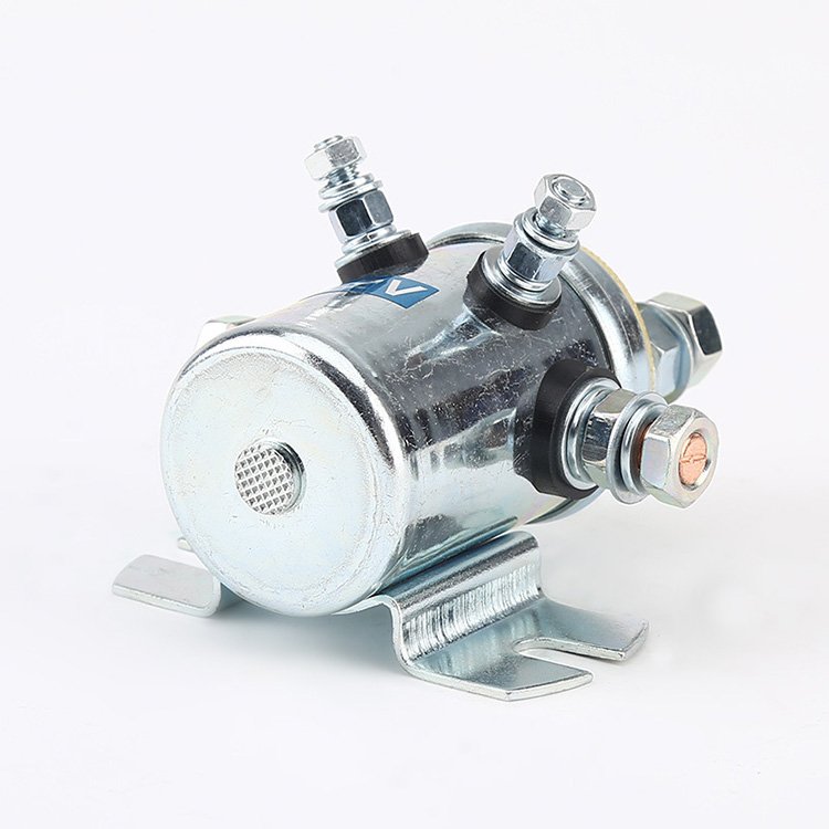 12V 24V 36V 48V 200A Electrical Winch Relay 6 Terminal Winch Motor Positive and Negative Golf Cart Relay Solenoid