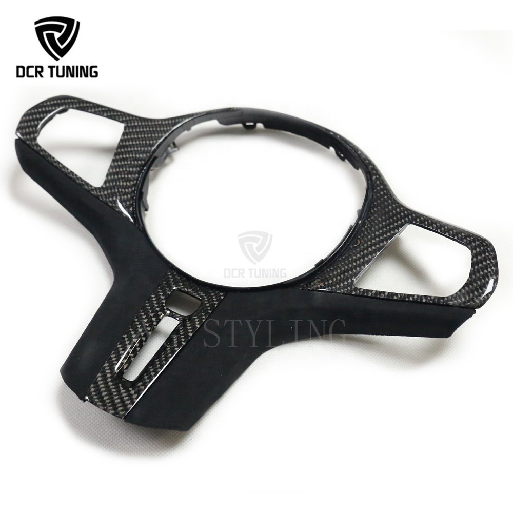 Carbon Fiber Steering Wheel Trim for BMW New Models F90 M5 F95 F97 F98 2019+