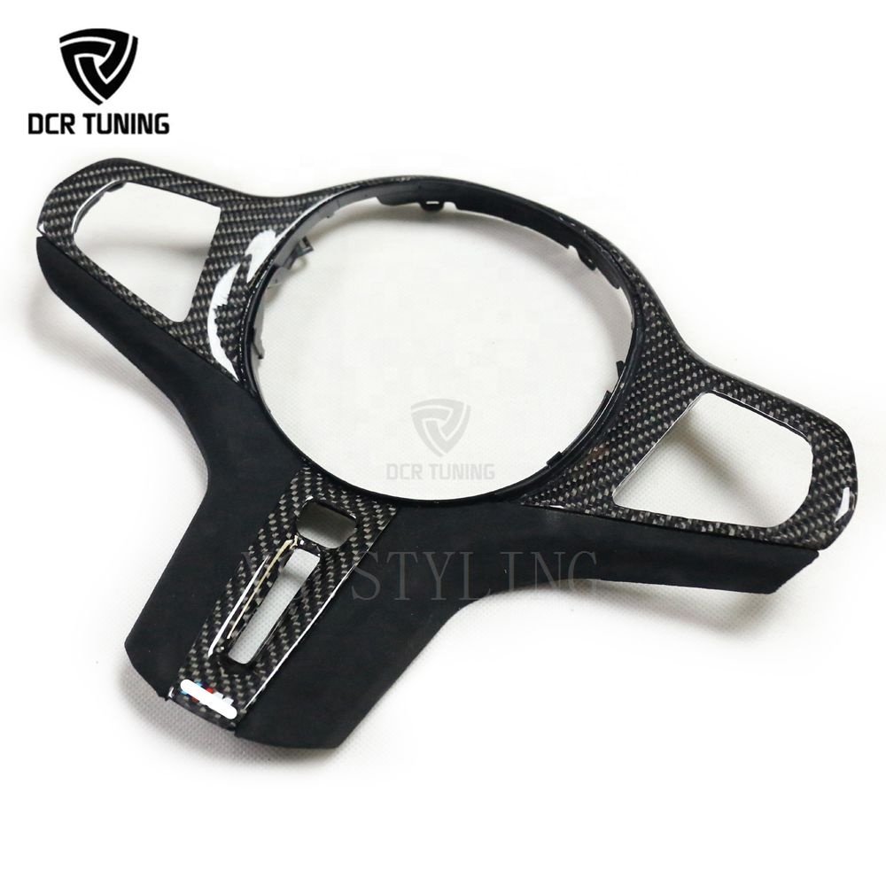 Carbon Fiber Steering Wheel Trim for BMW New Models F90 M5 F95 F97 F98 2019+