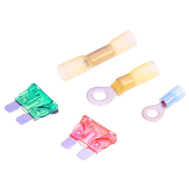 Thermostat 40 Amp Dual Electric Cooling Fan Wiring Relay Install Kit Fan Cooling Harness Automotive Wire Harness