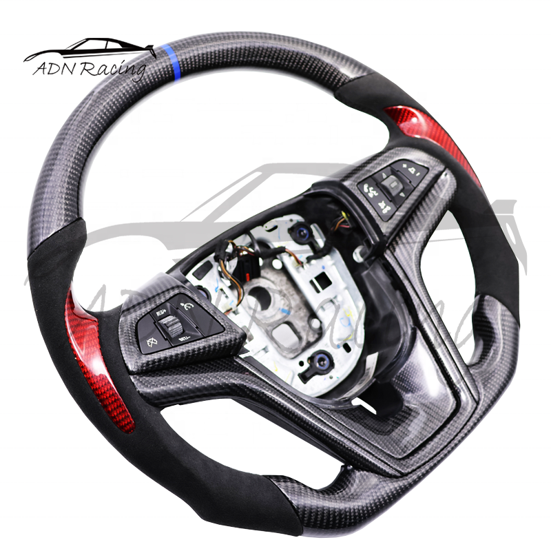 For Chevy CAMARO Fully Custom Carbon Fiber Steering Wheel 2012-2015