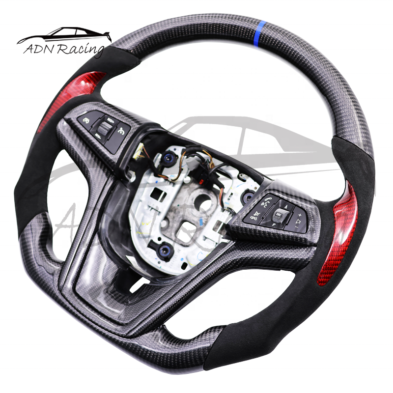 For Chevy CAMARO Fully Custom Carbon Fiber Steering Wheel 2012-2015