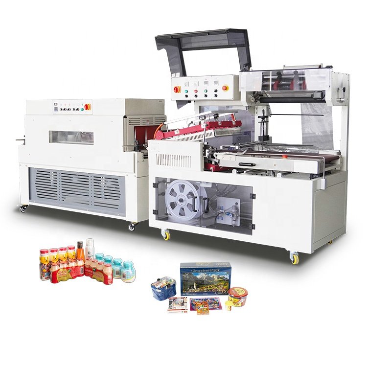 Heat Shrinking Packing Machine for Boxes Machine Plastic Plastic Cans Making Machine Film Packaging Carbon Steel L Sealing