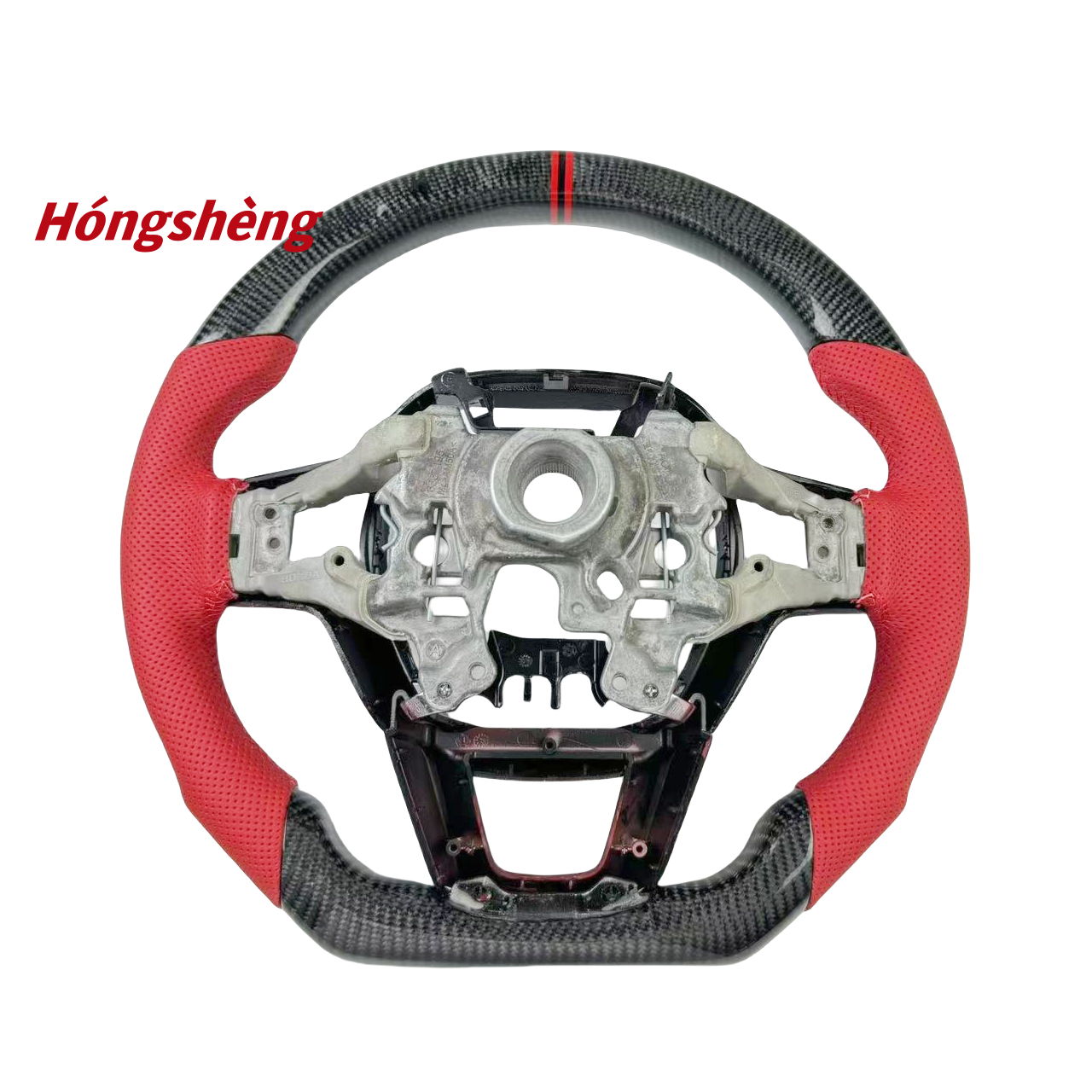 for Honda CRV hr-v No. 11 Civic Accord Car Interior Accessories Customized Personalized Carbon Fiber D-type Steering Wheel