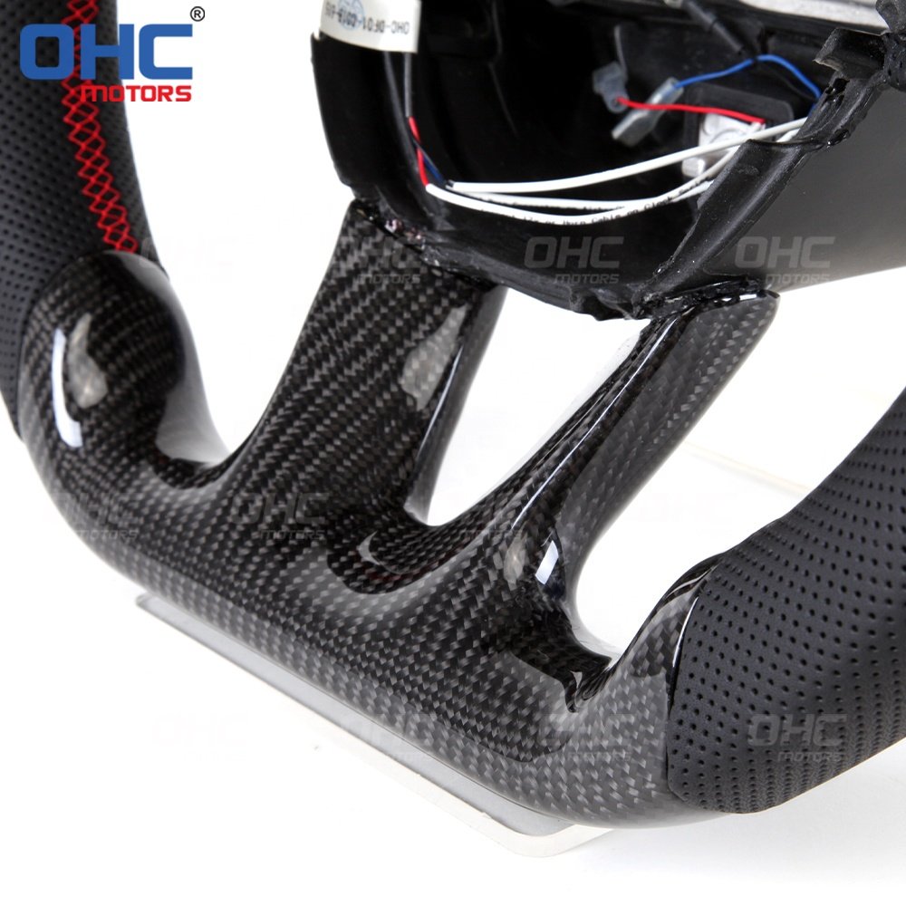 LED Carbon fiber steering wheel for Dodge Hellcat Charger 2015 2016 2017 2018