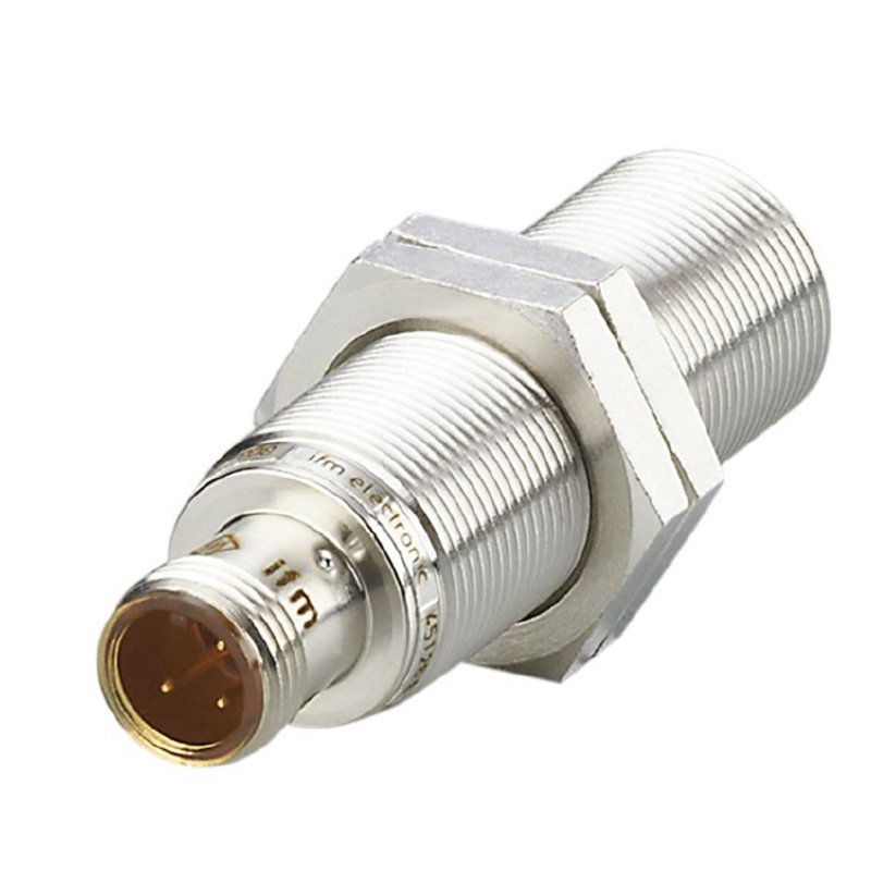 IFM IG7100 IGK3005-BPKG/I/US-100-DPS, INDUCTIVE PROXIMITY SWITCH, M18, L=60MM, METAL, SN 5MM F, N/O, DC PNP, M12 CONNECTOR