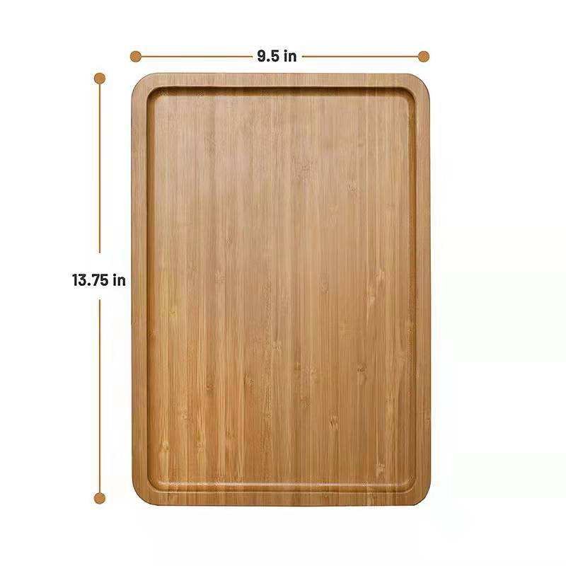 Best Selling Portable Bamboo Sofa Side Table Sofa Arm Clip Table for Wide Couches Fruit Tray