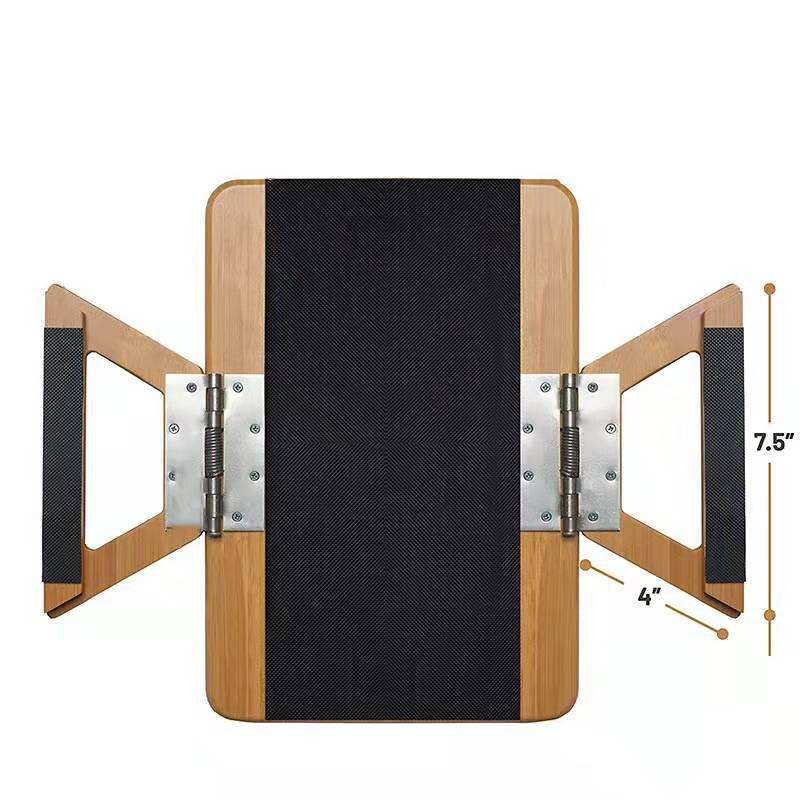 Best Selling Portable Bamboo Sofa Side Table Sofa Arm Clip Table for Wide Couches Fruit Tray