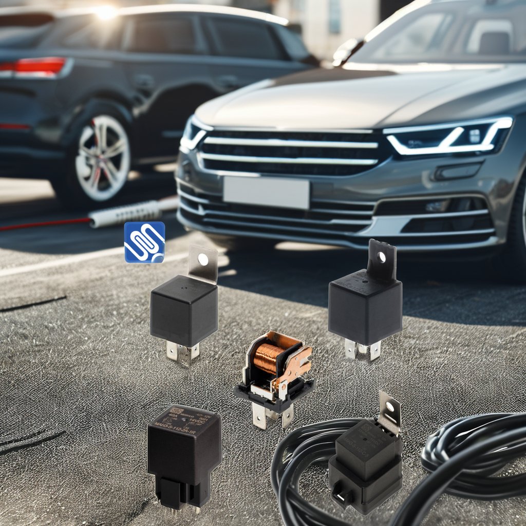 Meishuo MAH Auto Relay 12v 40a Relay 5 Pin 24v 60A 4pin Wiring Harness and Automotive Relay for Car Parts