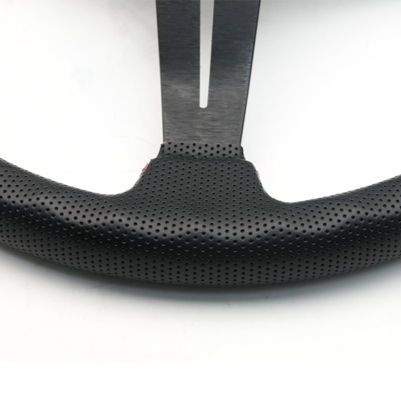 Jdm Custom Sport Pvc Pu Leather Cars Steering Wheel 350Mm 320Mm 355Mm Racing Go Kart Bumper Car Game Steering Wheel