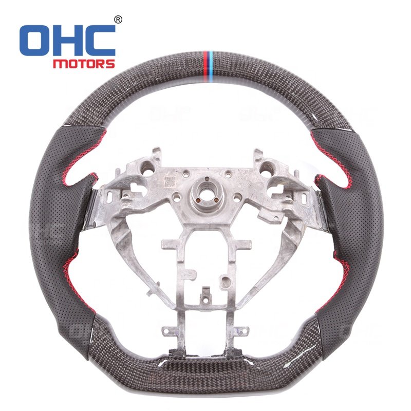 100% Real Carbon Fiber Steering Wheel Fit For Nissan Teana NAVARA NP300 2015 2016 2017 2018 2019 2020 2021 steering wheel