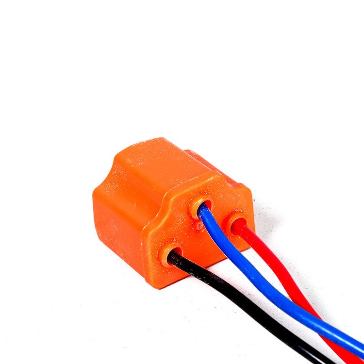 H4 Female Ceramic Socket Connector Adapter Bulb Base Wire Harness