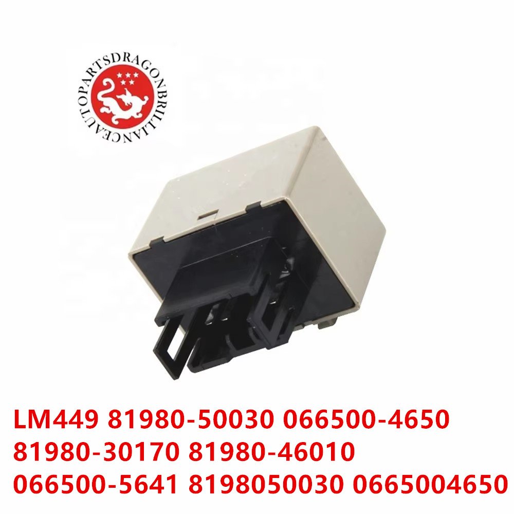Electronic LED Flasher Assy Relay Fix LM449 81980-50030 066500-4650 81980-30170 81980-46010 066500-5641 8198050030 0665004650