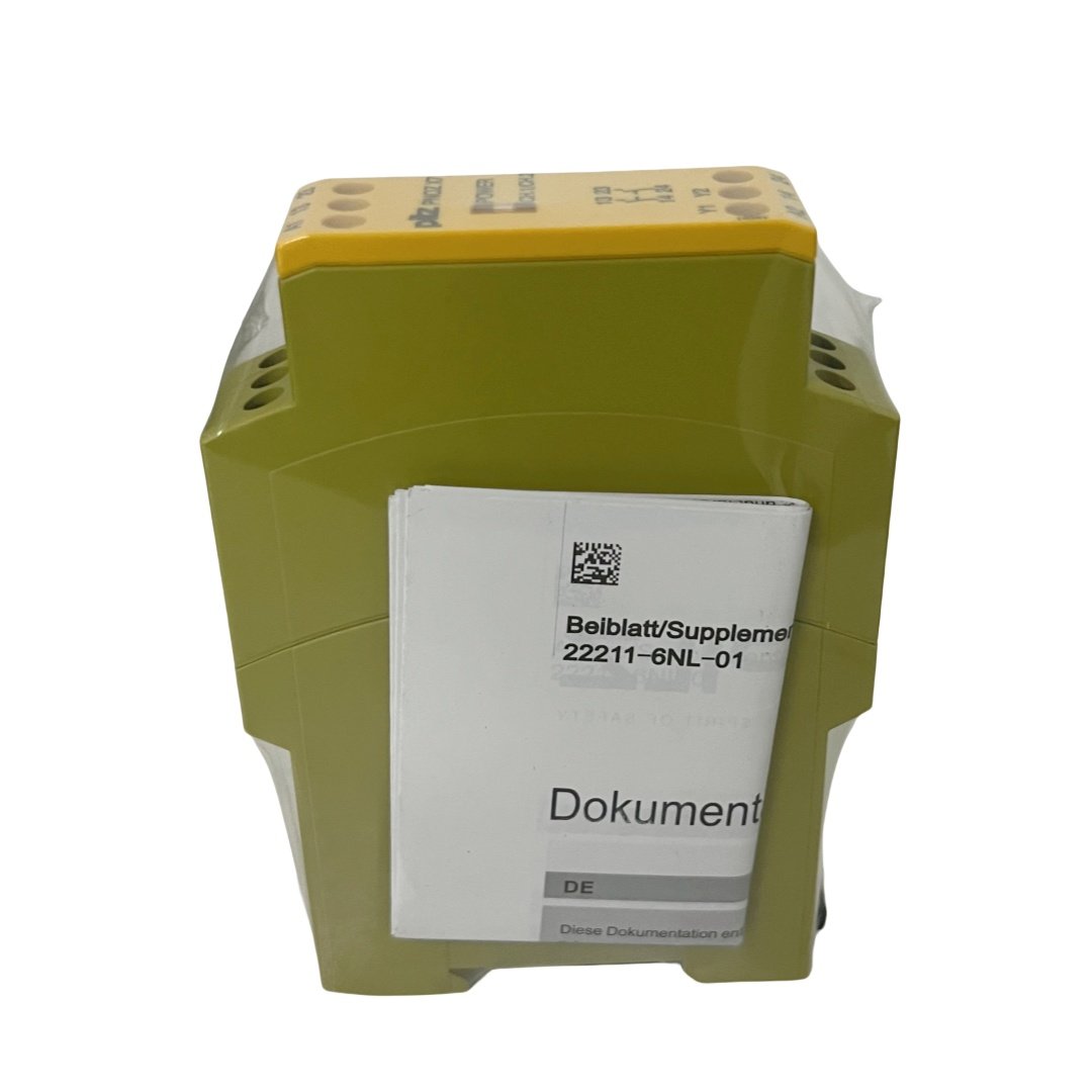 Original New Pilz 774059 PNOZ X7 24VACDC 2n/o Voltage Relay Miniature Size 20A Max Switching Current Sealed Protection in Stock