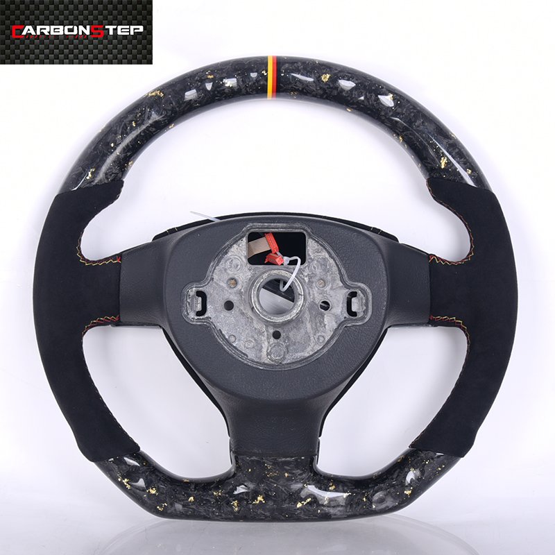 Custom Forged Carbon Fiber Steering Wheel For VW Glof5 GTI Car Steering Wheel