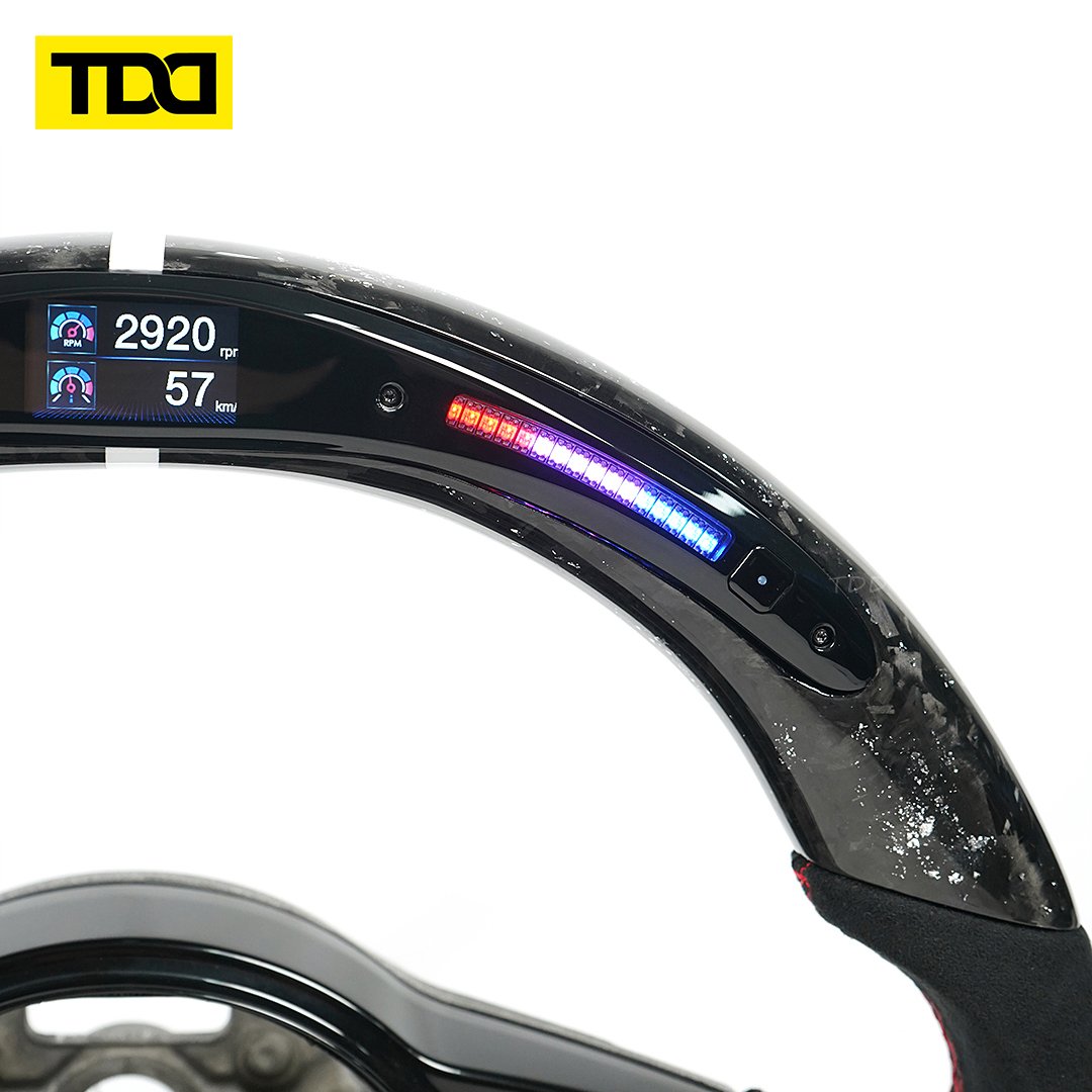 Customized Carbon Fiber LED Steering Wheel For Volkswagen GTI Golf 7 Golf R MK7/7.5 VW Polo GTI Scirocco