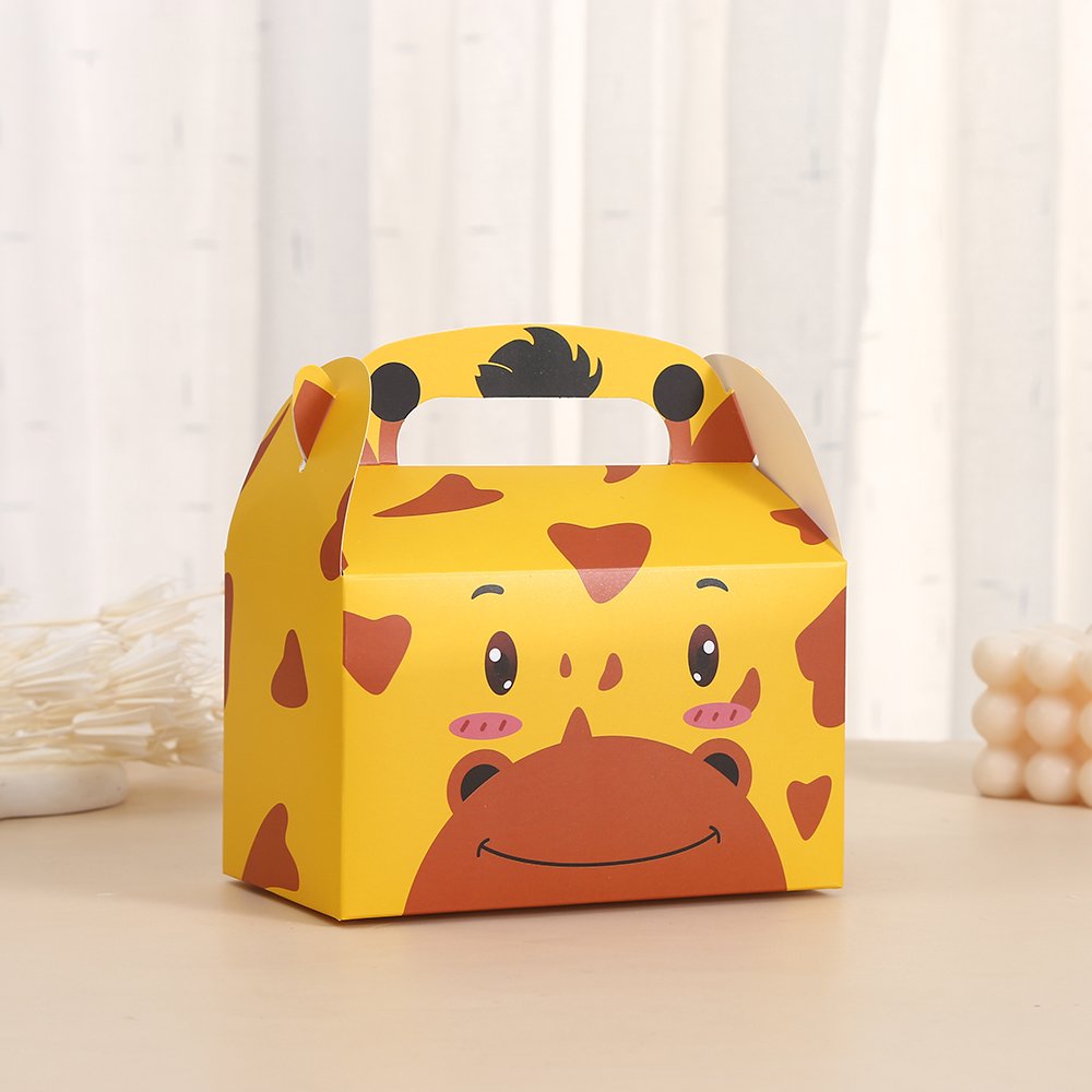 Farm Animals Party Favor Boxes Candy Treat Boxes Goodies Gift Paper Boxes for Birthday Barnyard Party Supplies