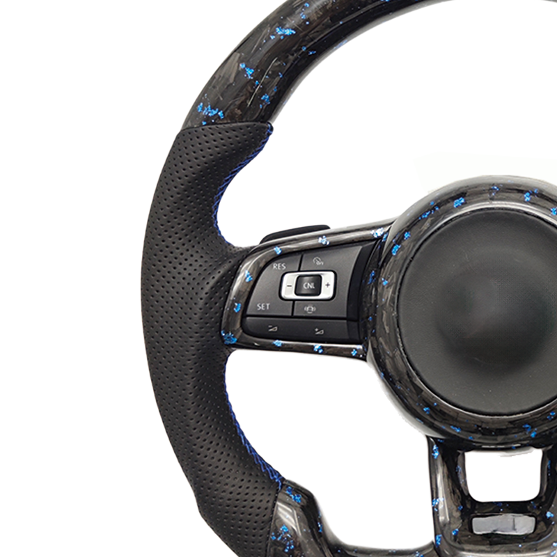 Sports Style Car Steering Wheel For Volkswagen Mk7 Forged Carbon Steering Wheel Golf 7 Golf 7.5 GTI R
