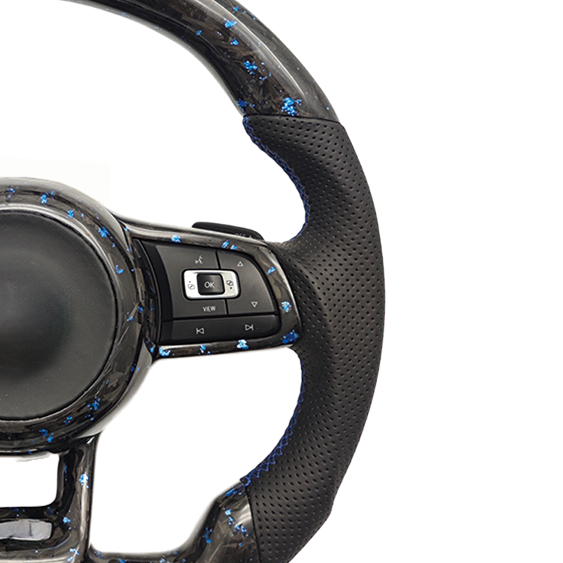 Sports Style Car Steering Wheel For Volkswagen Mk7 Forged Carbon Steering Wheel Golf 7 Golf 7.5 GTI R