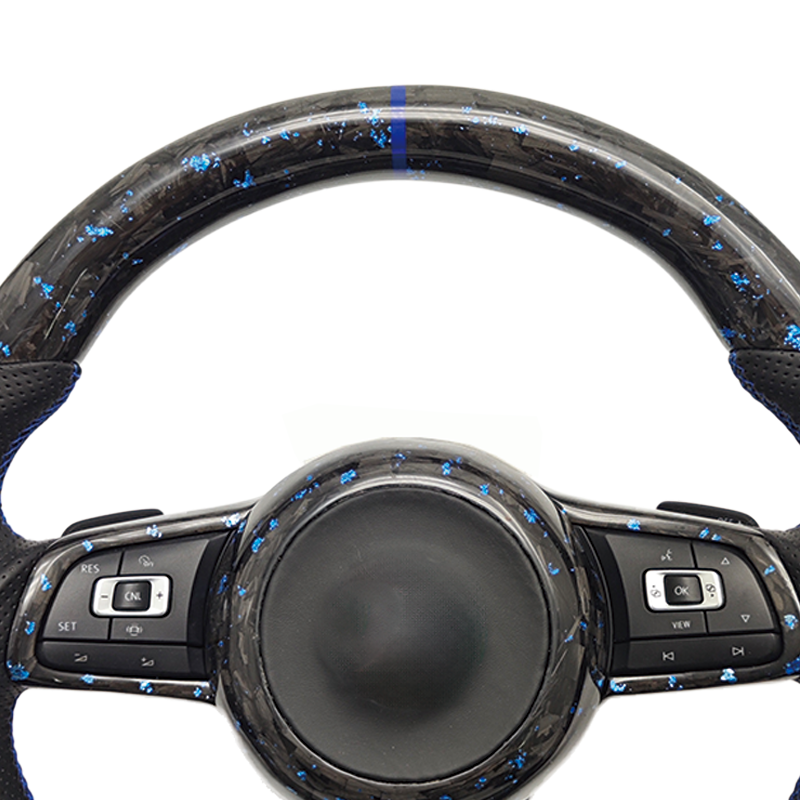Sports Style Car Steering Wheel For Volkswagen Mk7 Forged Carbon Steering Wheel Golf 7 Golf 7.5 GTI R