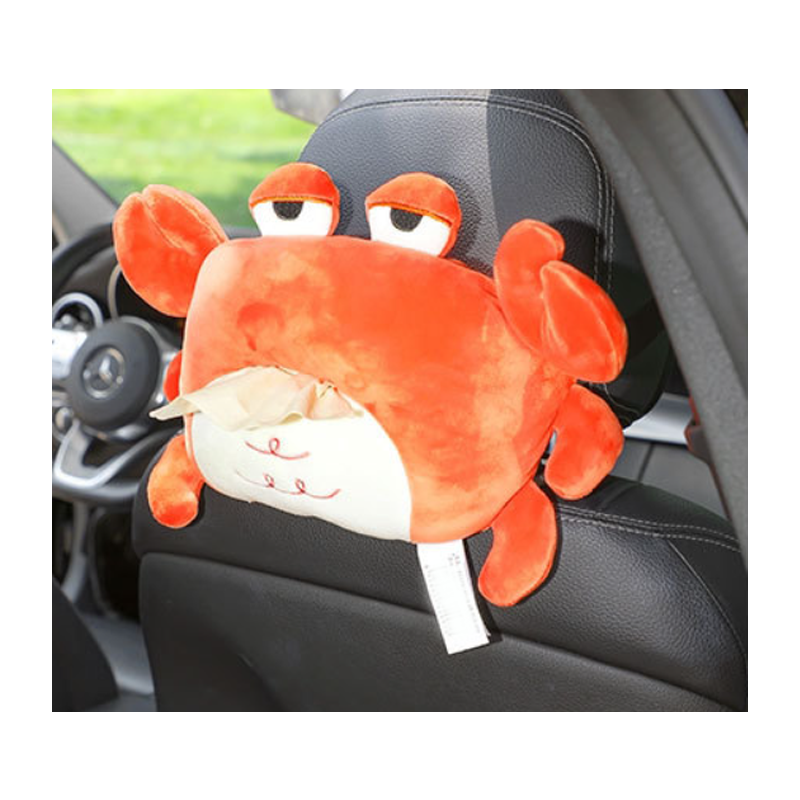 Car Cartoon Cute Animals Tissue Box Female Car Interior Multifunctional Creative Napkin Set Tissue Box