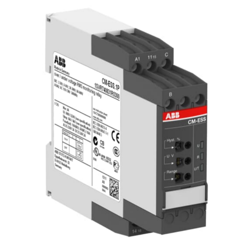 ABB Time Control Relay CM-SRS.11S 1c/o 3mA-1A 220-240VAC Product ID 1SVR730841R1200
