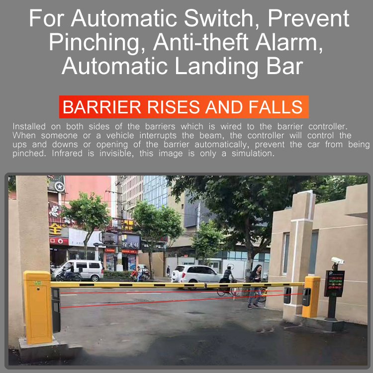 Automatic Door Infrared Induction Photocell Sensor Transmitter and Receiver Garage Induction Door Detector