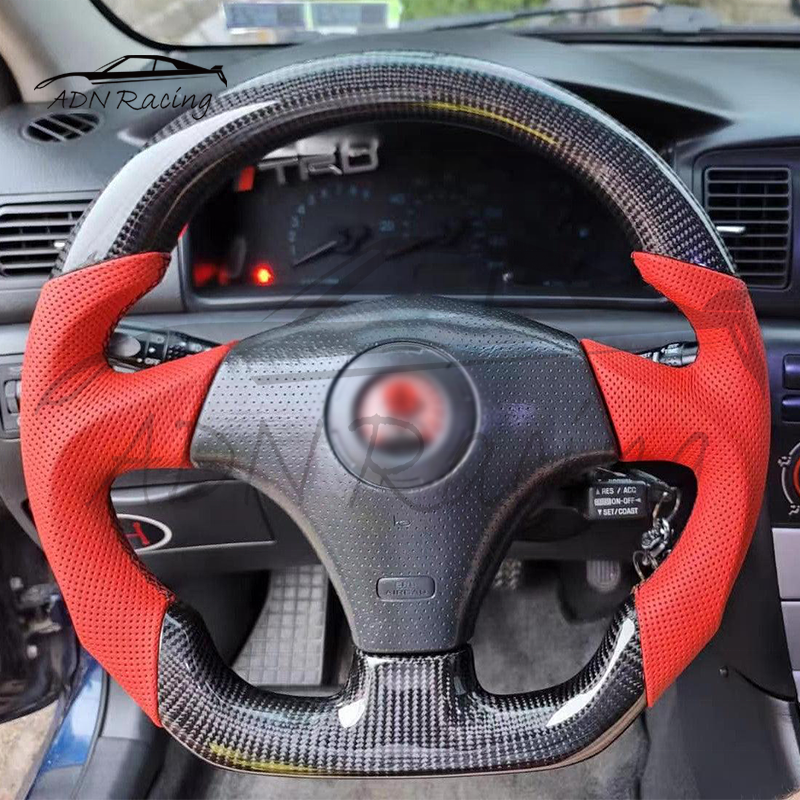 For NISSAN R32 R33 R34 R35 GTR Skyline Custom Carbon Fiber Steering Wheel