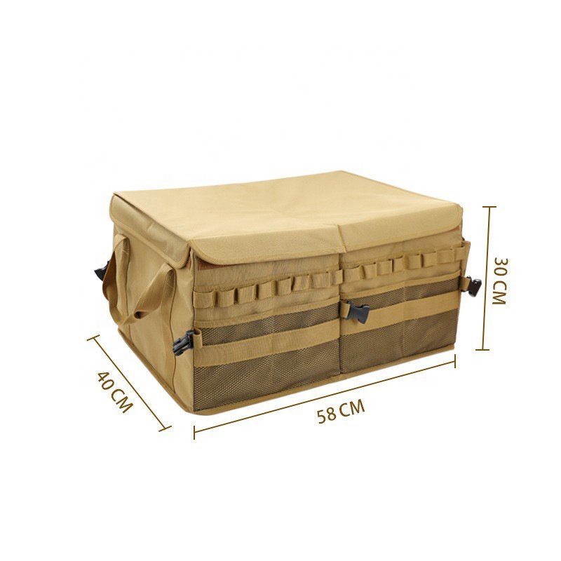 Outdoor Camping Equipment Box Foldable Storage Box Portable Large Capacity Organizer Bag