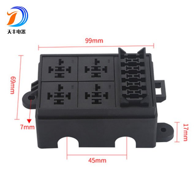 Hot Selling Automotive Relays Multiway Free Combination Standard In-line Car Auto Blade Fuse Box Blocks