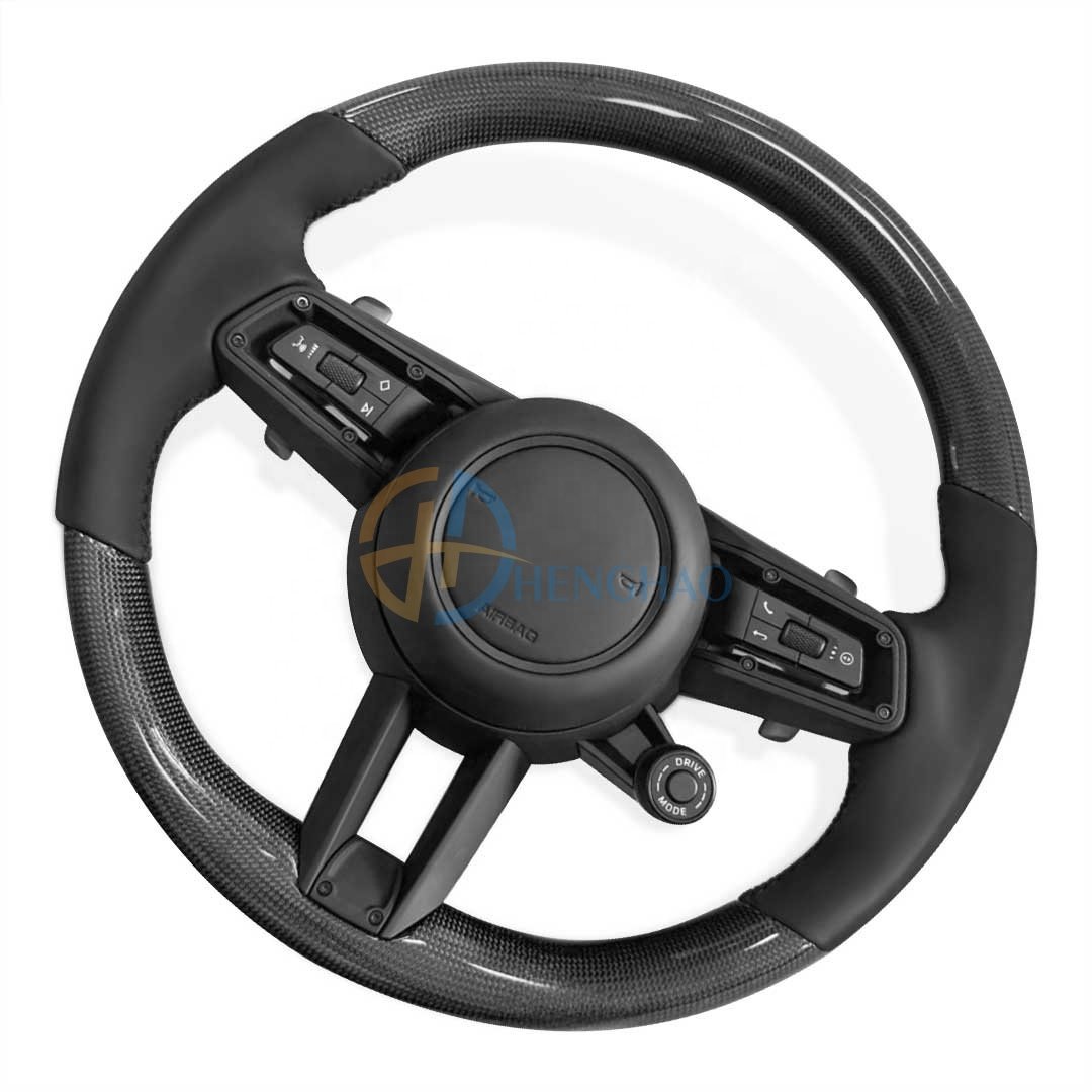 Custom Car Carbon Fiber Steering Wheel Fit For Porsche Panamera Macan Cayman Boxster 718 911 991 992 Cayenne Upgraded