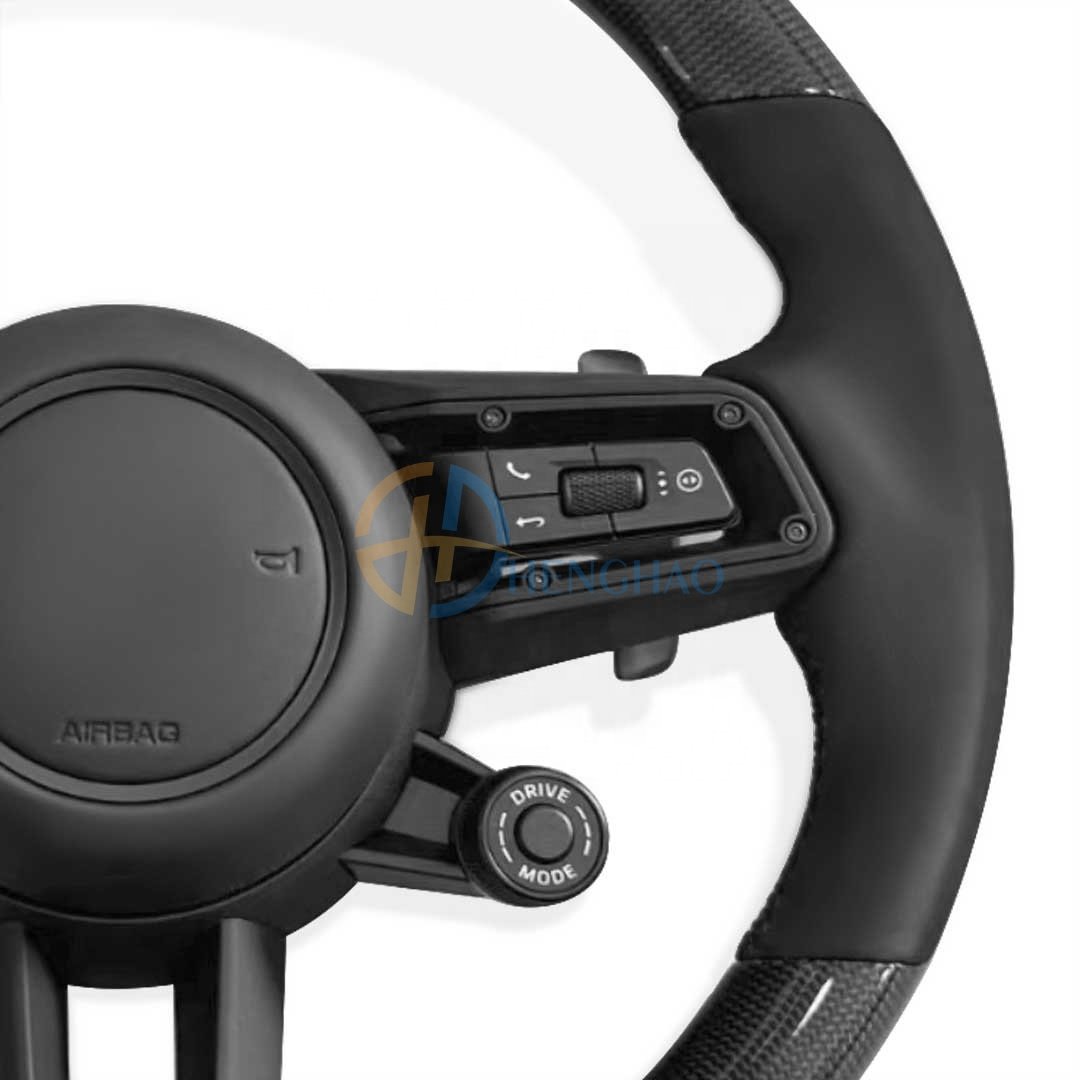 Custom Car Carbon Fiber Steering Wheel Fit For Porsche Panamera Macan Cayman Boxster 718 911 991 992 Cayenne Upgraded
