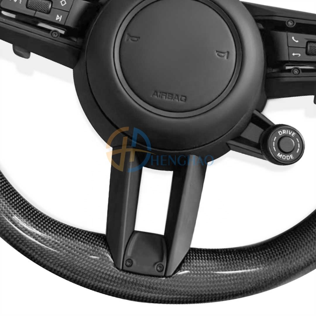 Custom Car Carbon Fiber Steering Wheel Fit For Porsche Panamera Macan Cayman Boxster 718 911 991 992 Cayenne Upgraded