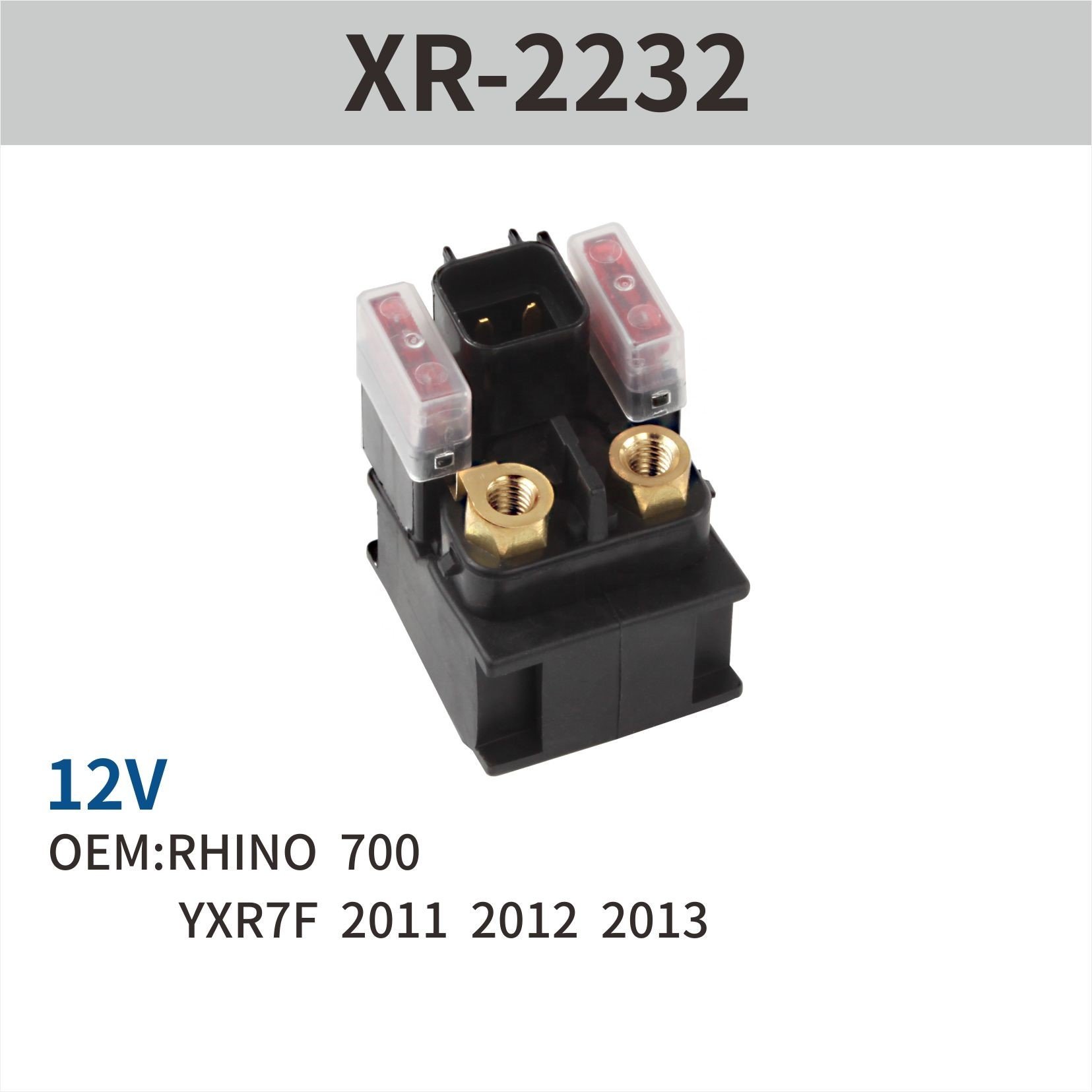 Caltric Starter Solenoid Relay Compatible With Suzuki Lt-A400F Kingquad 400 4X4 2008-2016