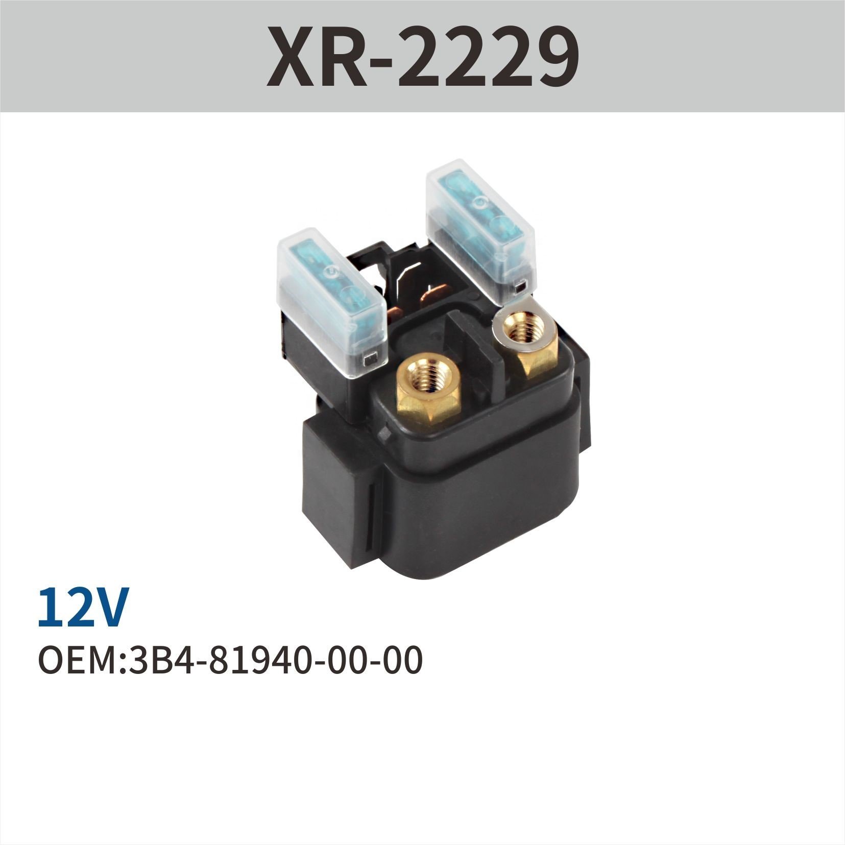 Caltric Starter Solenoid Relay Compatible With Suzuki Lt-A400F Kingquad 400 4X4 2008-2016