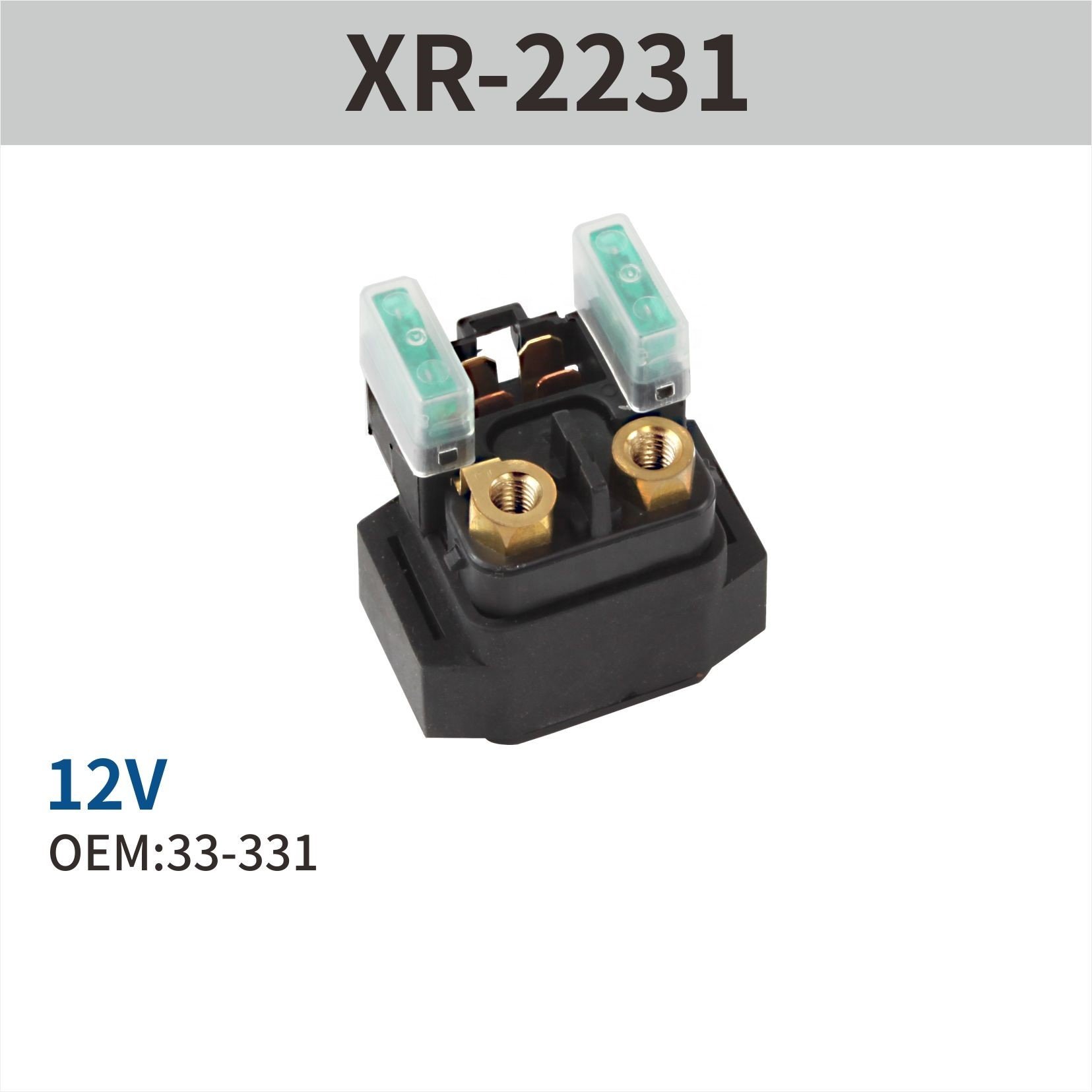 Caltric Starter Solenoid Relay Compatible With Suzuki Lt-A400F Kingquad 400 4X4 2008-2016