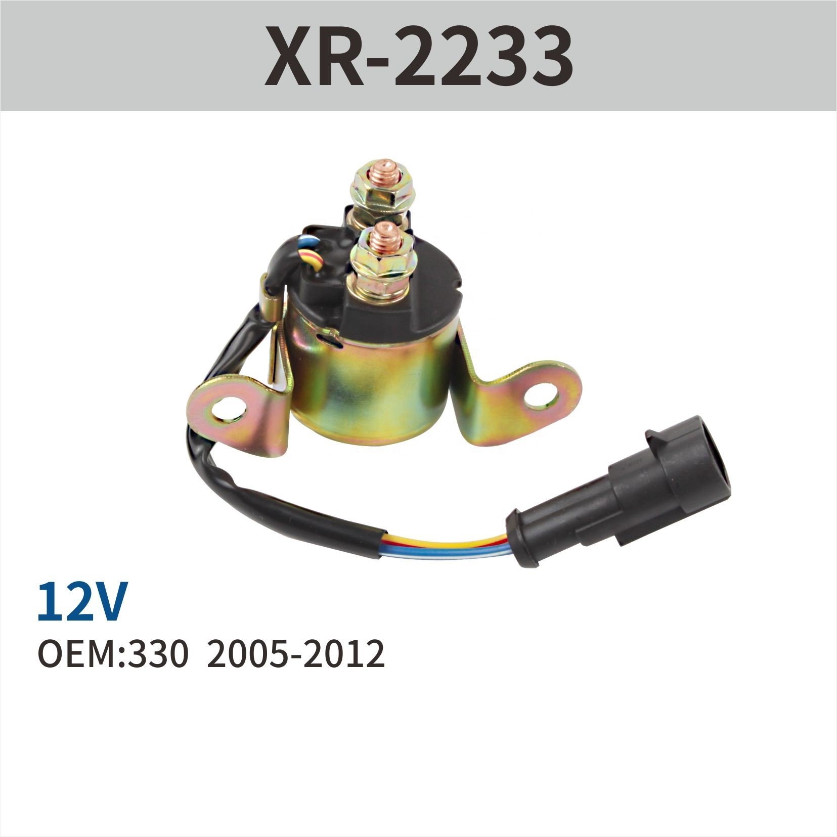 Caltric Starter Solenoid Relay Compatible With Suzuki Lt-A400F Kingquad 400 4X4 2008-2016