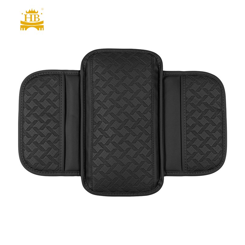 Hot Selling Car Central Arm Rest Cover Phone Holder Memory Foam Auto Center Console Armrest Cushion Pad