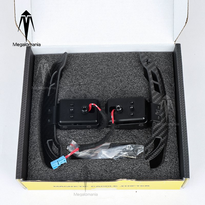 Custom Carbon Fiber Magnetic Paddle Shifts For BMW F91 F92 F48 F49 F25 F26 F15 F16 F85 F86 MP Steering Wheel Paddle Shifter