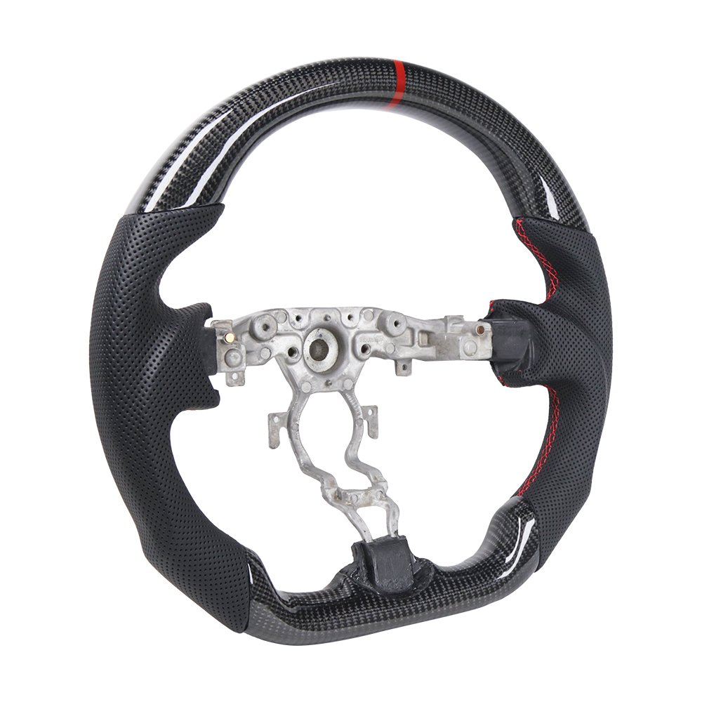 Real Carbon Fiber Car Steering Wheel Fit For Nissan 370z 2008-2020