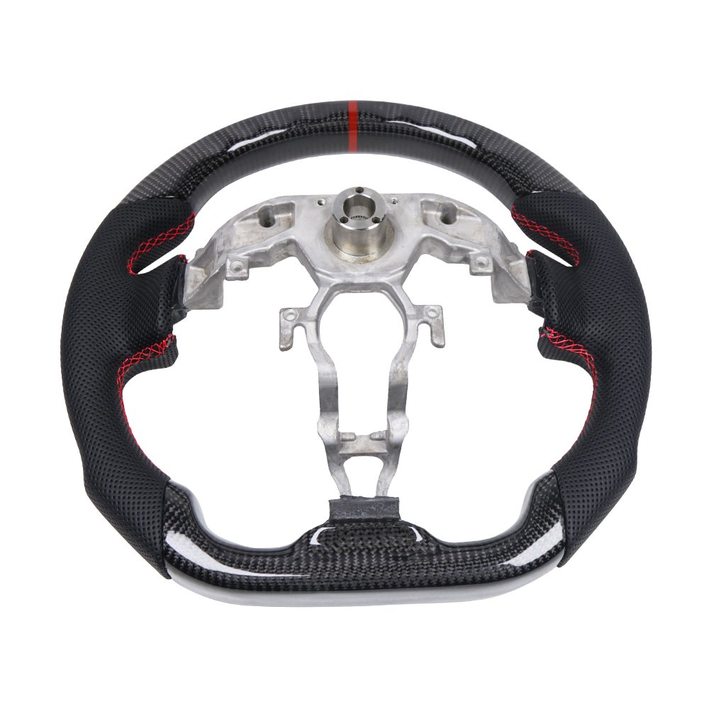 Real Carbon Fiber Car Steering Wheel Fit For Nissan 370z 2008-2020