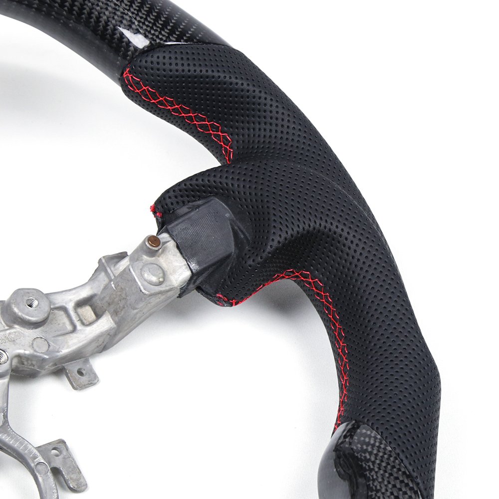 Real Carbon Fiber Car Steering Wheel Fit For Nissan 370z 2008-2020