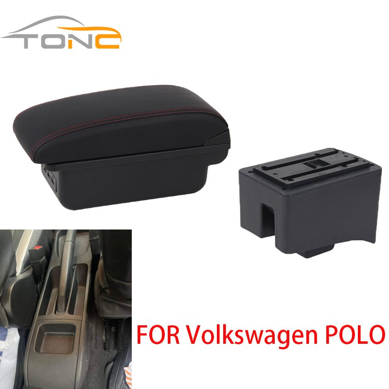TONC Armrest Storage Compartment in the Center of High-quality Car Interiors Car Interior Parts for Volkswagen Polo (sedan)