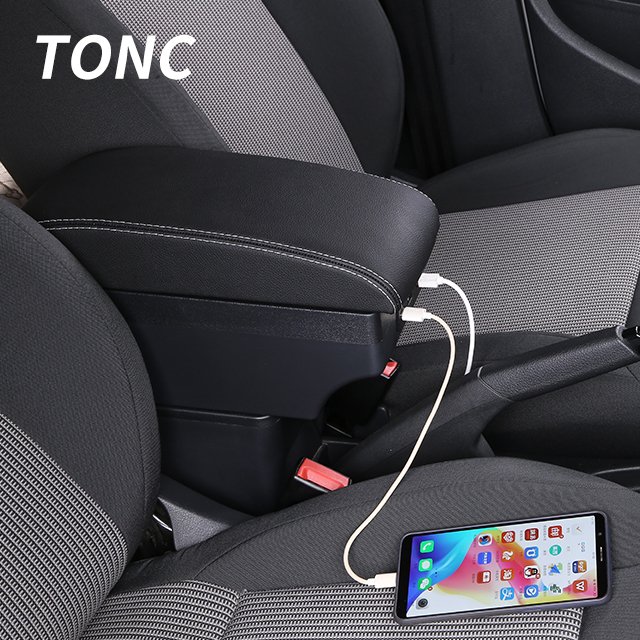 TONC Armrest Storage Compartment in the Center of High-quality Car Interiors Car Interior Parts for Volkswagen Polo (sedan)