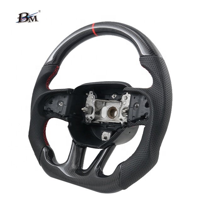 Carbon Fiber Upgrade For Dodge Challenger/Charger/SRT 2015 2016 2017 2018-2023+ Wheel Sport Steer Interior Accessories For Cars