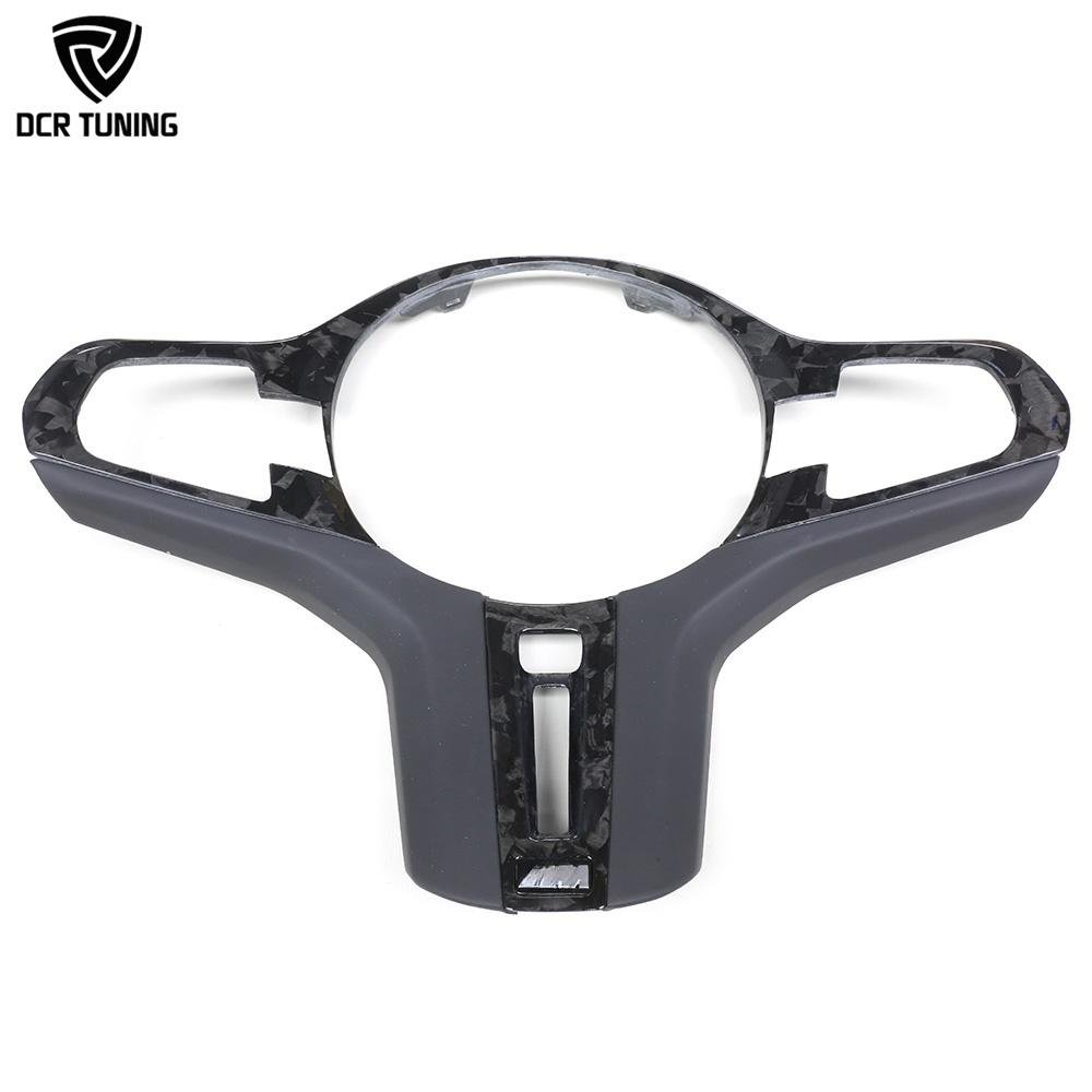F90 M5 Dry Carbon Fiber Steering Wheel Trim For BMW X3M F97 X4M F98 2018-19 Replace Interior Steering Middle Cover Car Upgrade